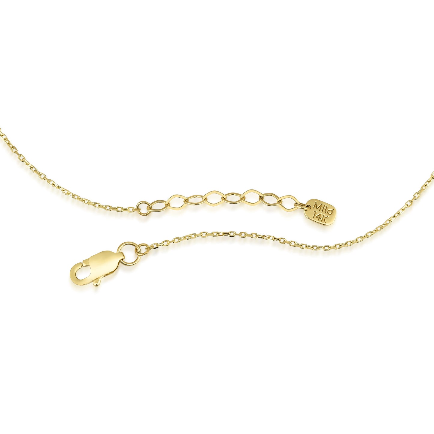 14K Gold Anchor Necklace