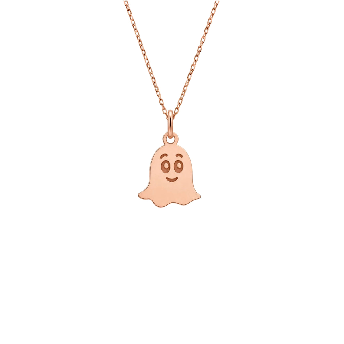 Ghost Necklace – Dainty Ghost Pendant