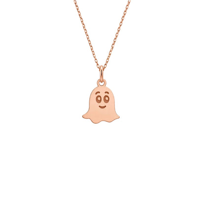 Ghost Necklace – Dainty Ghost Pendant