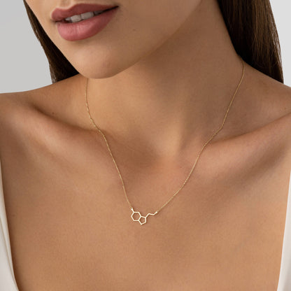 serotonin necklace gift for psychologist
