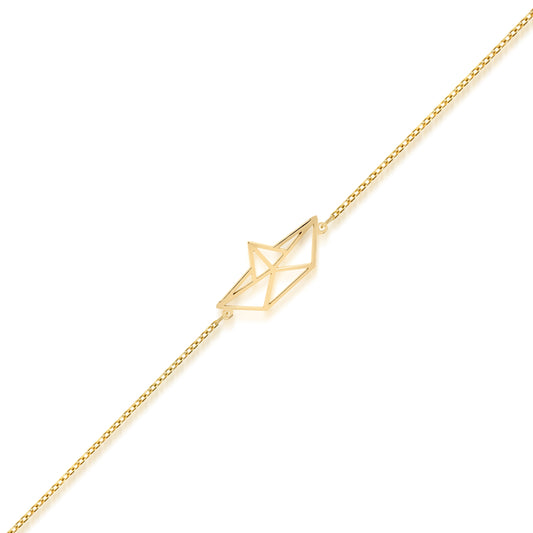 Origami Boat Bracelet