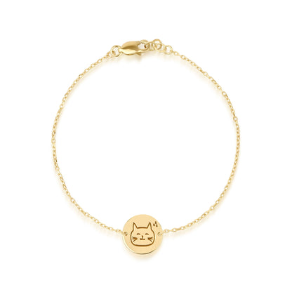 Cat Bracelet – Gold Vermeil on Sterling Silver