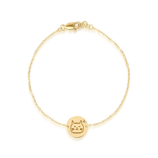 Cat Bracelet – Gold Vermeil on Sterling Silver