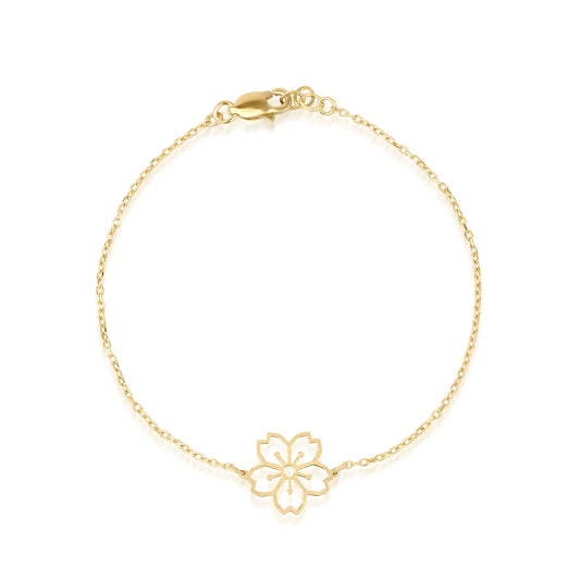 Cherry Blossom Bracelet – Gold Vermeil on Sterling Silver