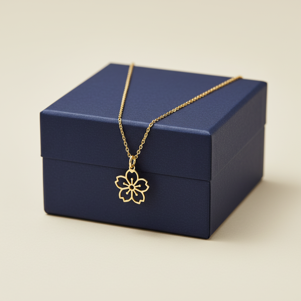 Cherry Blossom Necklace | Gold Vermeil on Sterling Silver