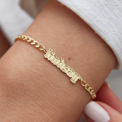 men’s custom gold bracelet