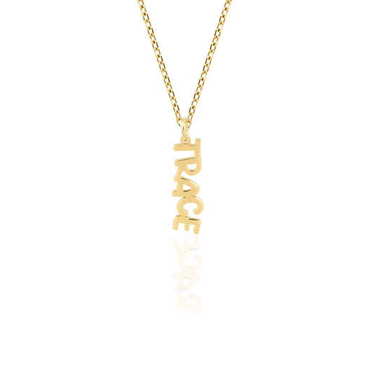 Personalized Name Necklace – Gold Vermeil on Sterling Silver