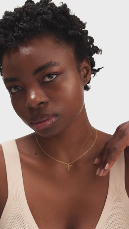 Hummingbird Necklace – Gold Vermeil on Sterling Silver Dainty Charm