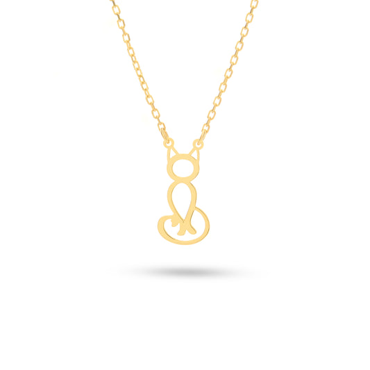 Cat Silhouette Necklace