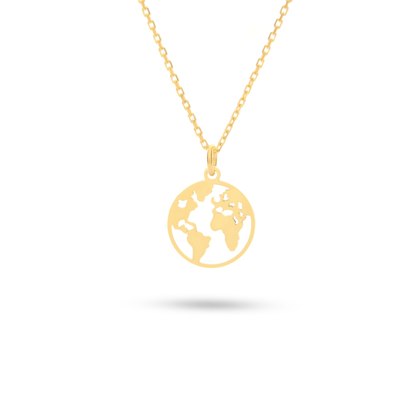 World Map Necklace