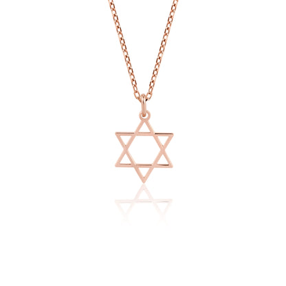solid gold jewish star