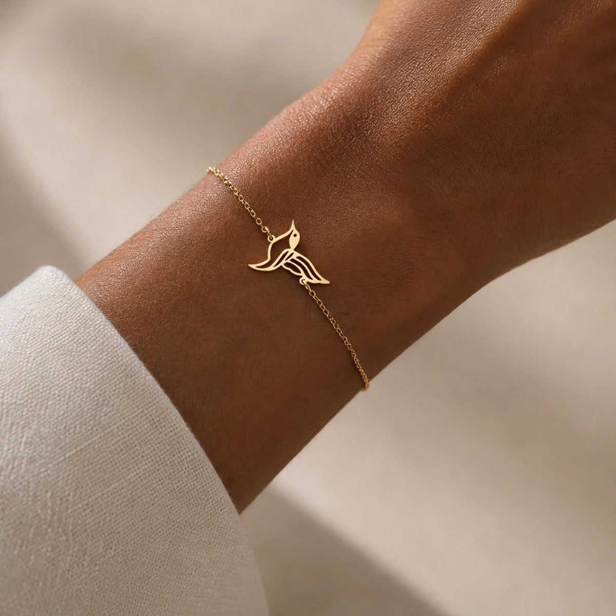 Hummingbird Bracelet – Gold Vermeil on Sterling Silver