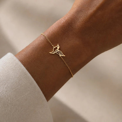 Hummingbird Bracelet – Gold Vermeil on Sterling Silver