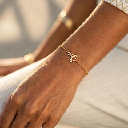 Hummingbird Bracelet – Gold Vermeil on Sterling Silver