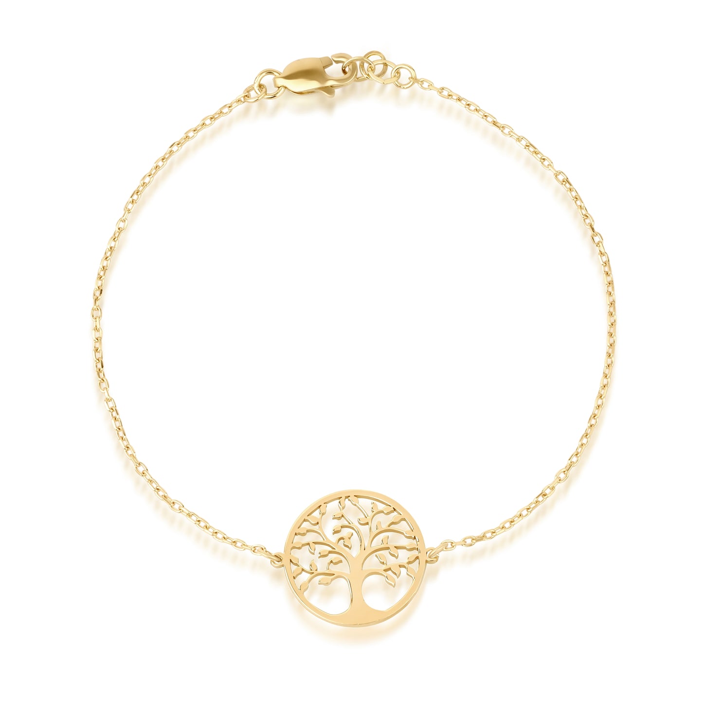 14k Gold Tree of Life Bracelet