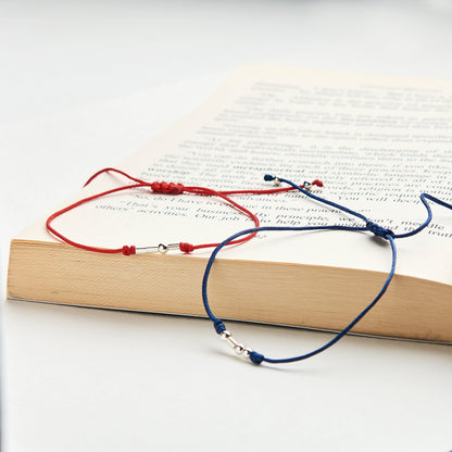 Custom Morse Code Couple Bracelet
